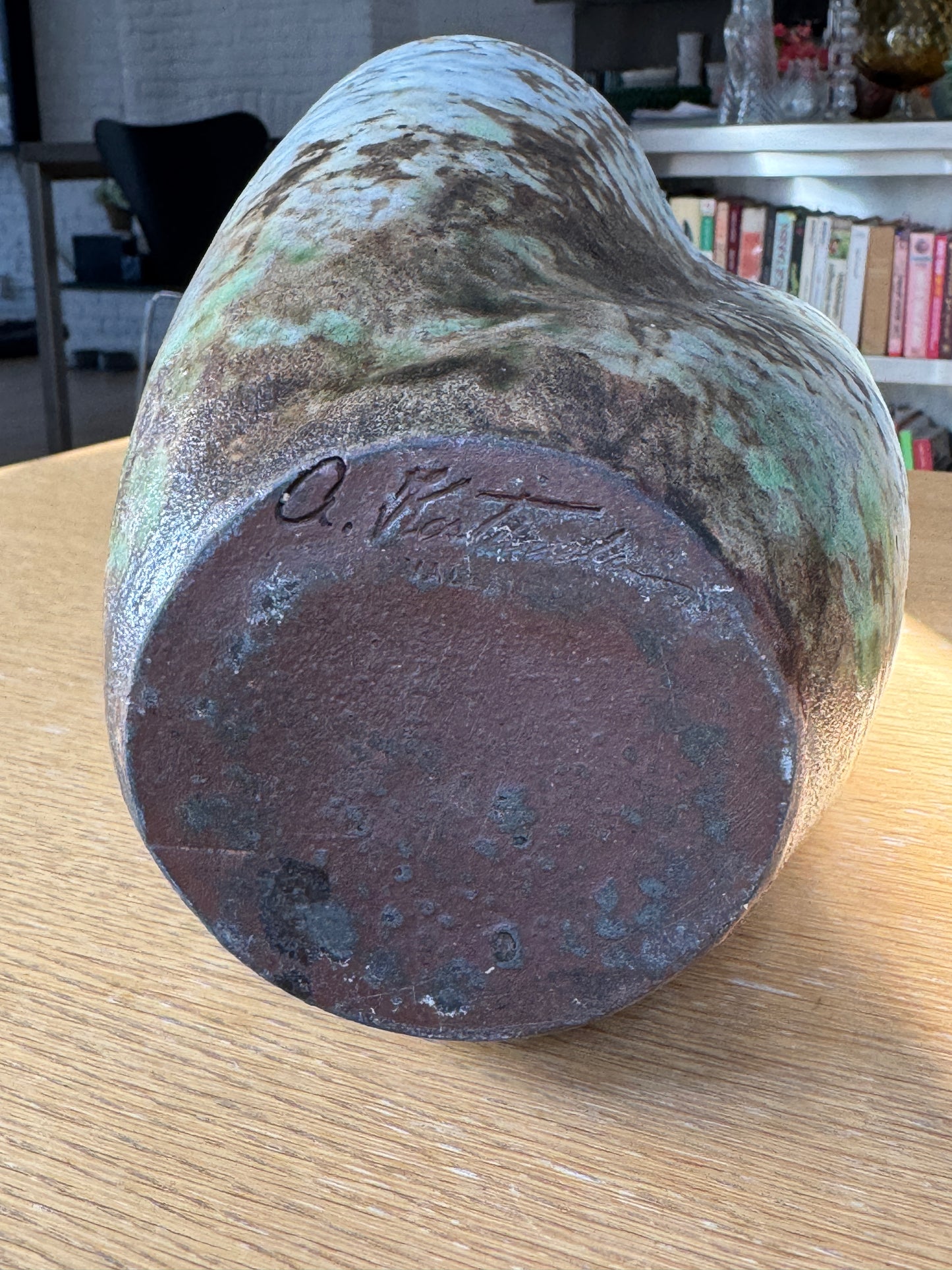 Vintage - Signed French Studio Pottery Vase, 1960s