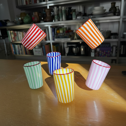 Joyful Stripe Collection Glasses