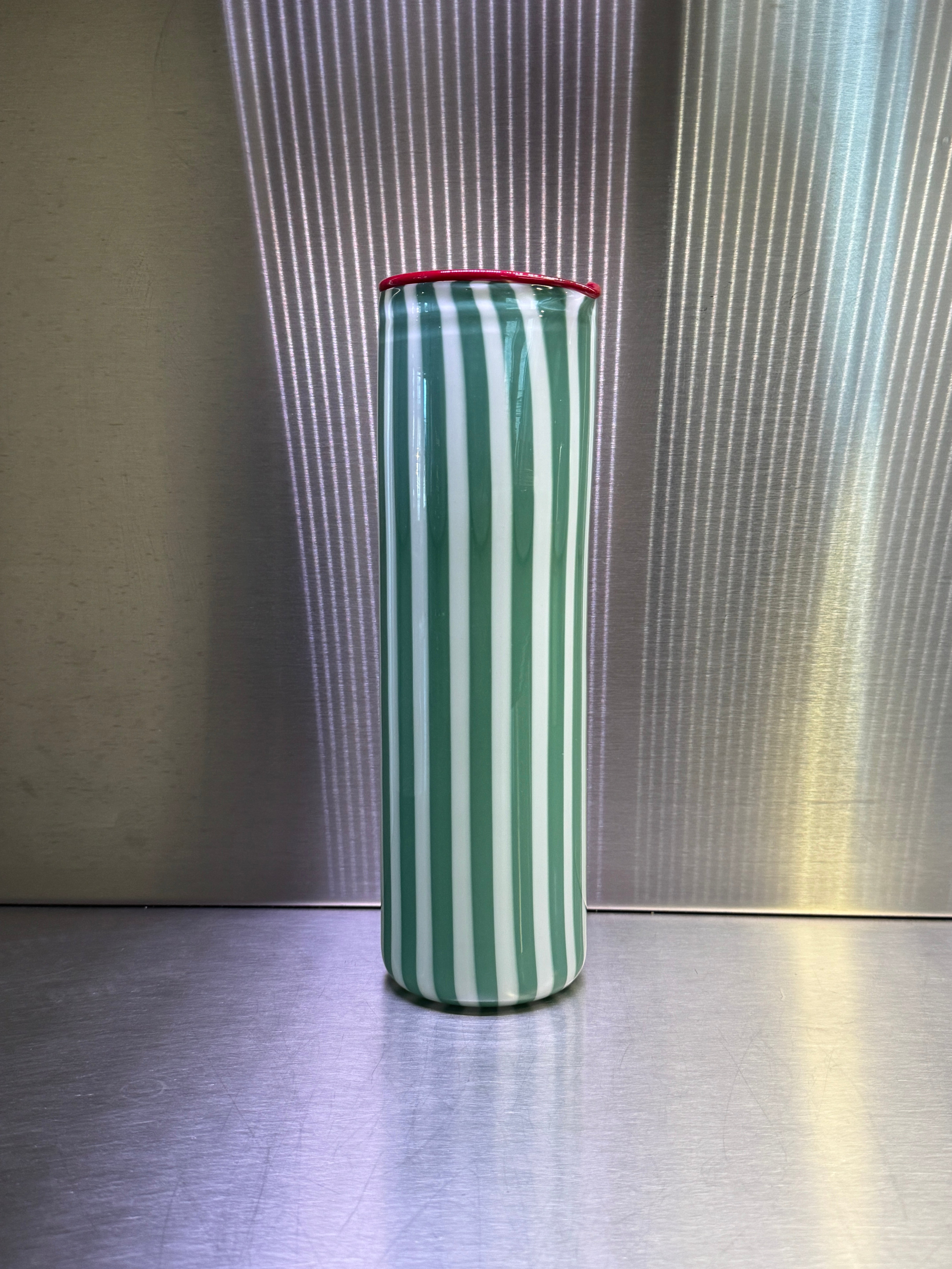 Joyful Stripe Pitcher – Murano Glass by France Thierard – Maison