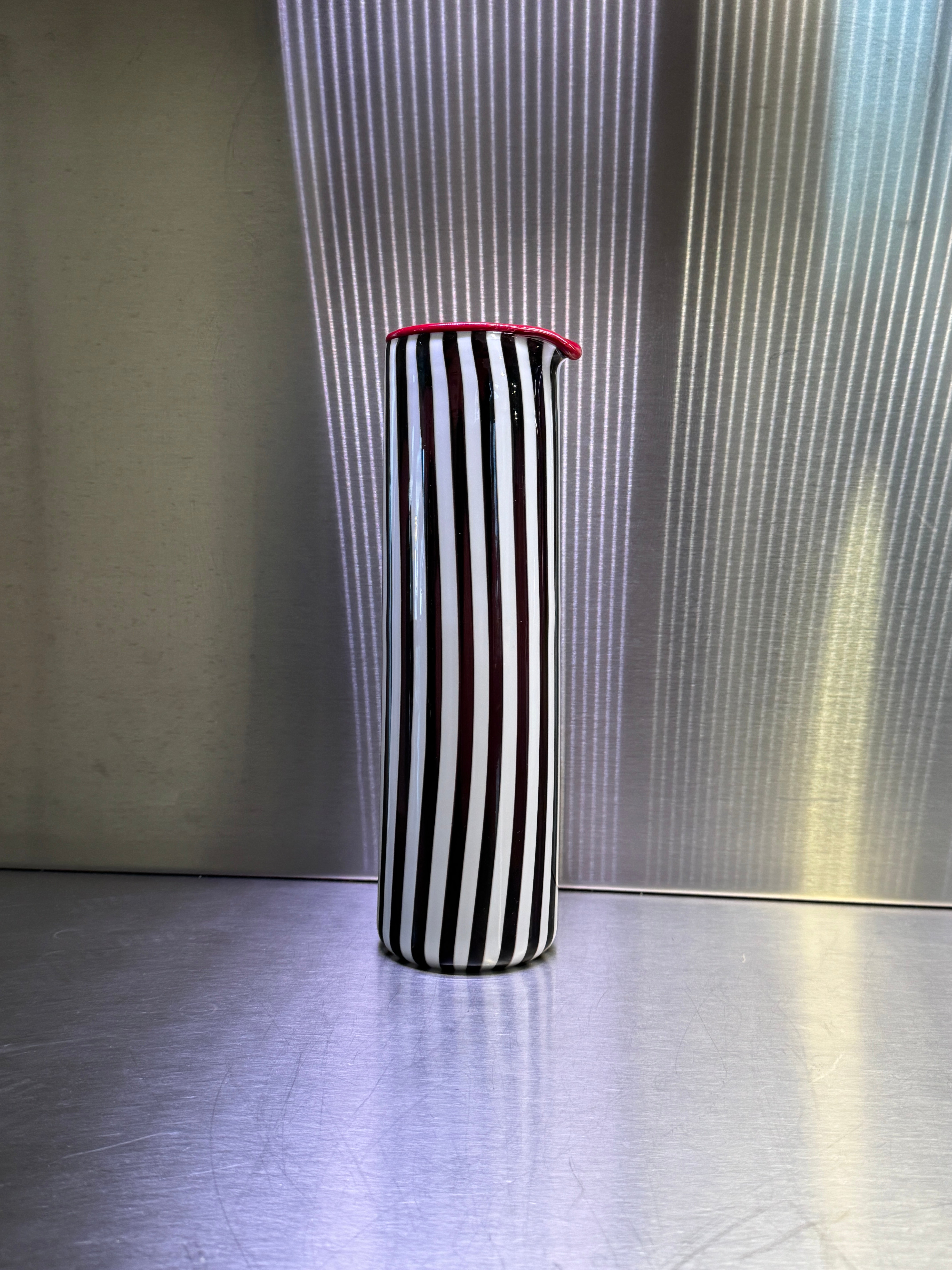 Joyful Stripe Pitcher – Murano Glass by France Thierard – Maison