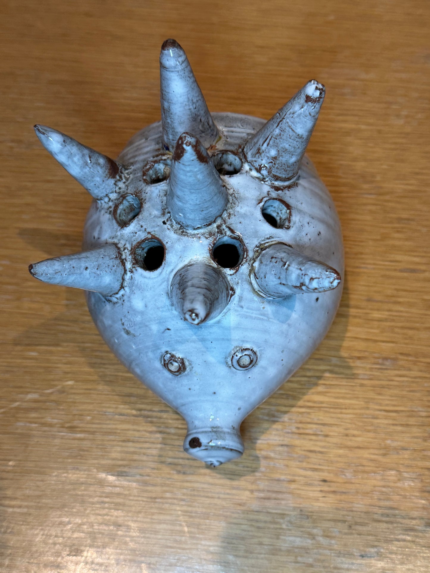 Vintage Ceramic Flower Frog – Hedgehog