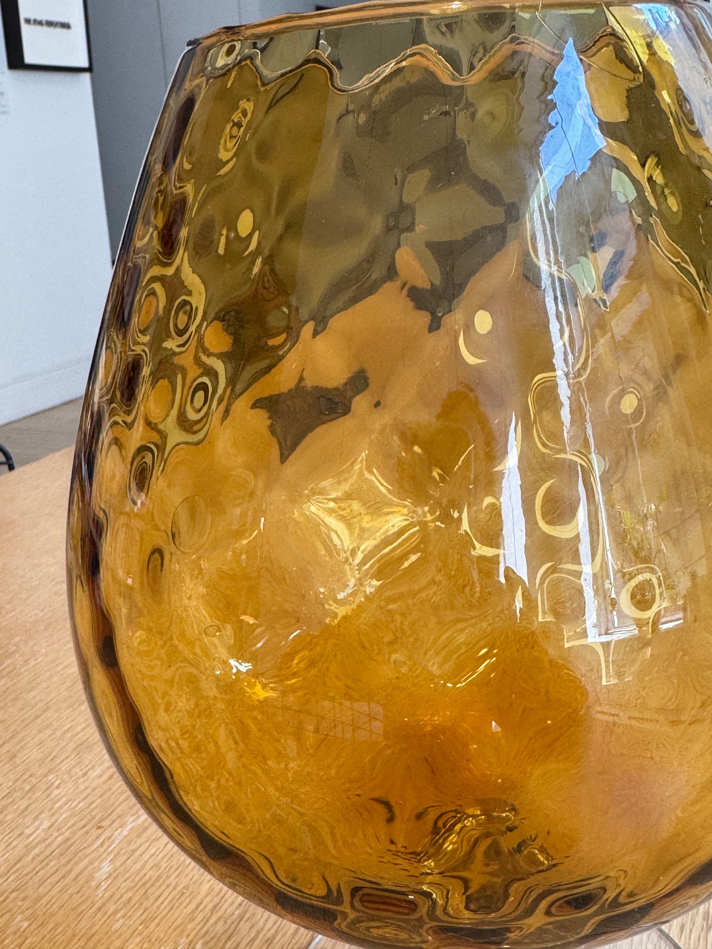 Vintage Vase - Empoli Ambert Glass vase -1960s/ 70s