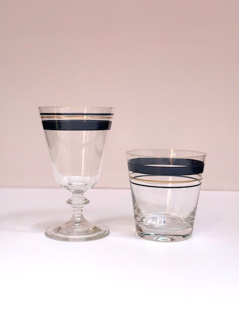 Stem Goblet Paris - Set of 6 glasses - Hand-Painted Bohemian Glass (Copy)