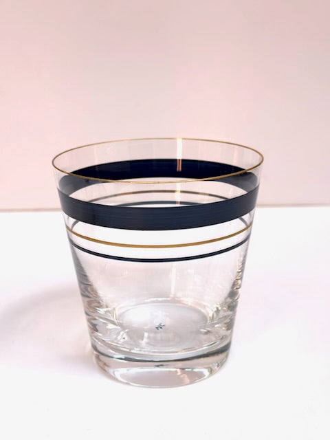 Tumbler Paris - Set of 6 glasses - Hand-Painted Bohemian Glass