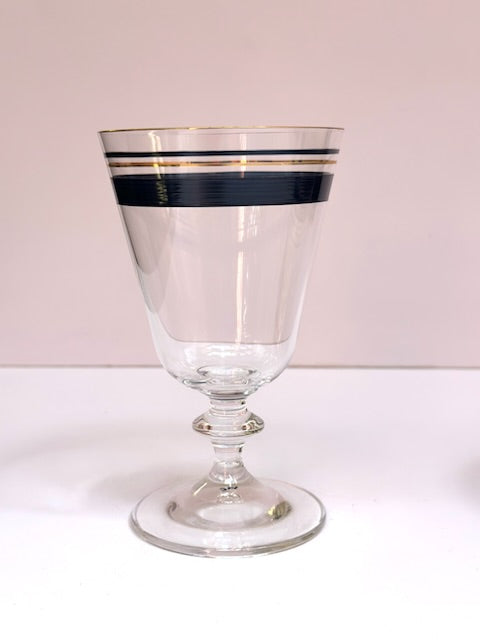 Stem Goblet Paris - Set of 6 glasses - Hand-Painted Bohemian Glass (Copy)