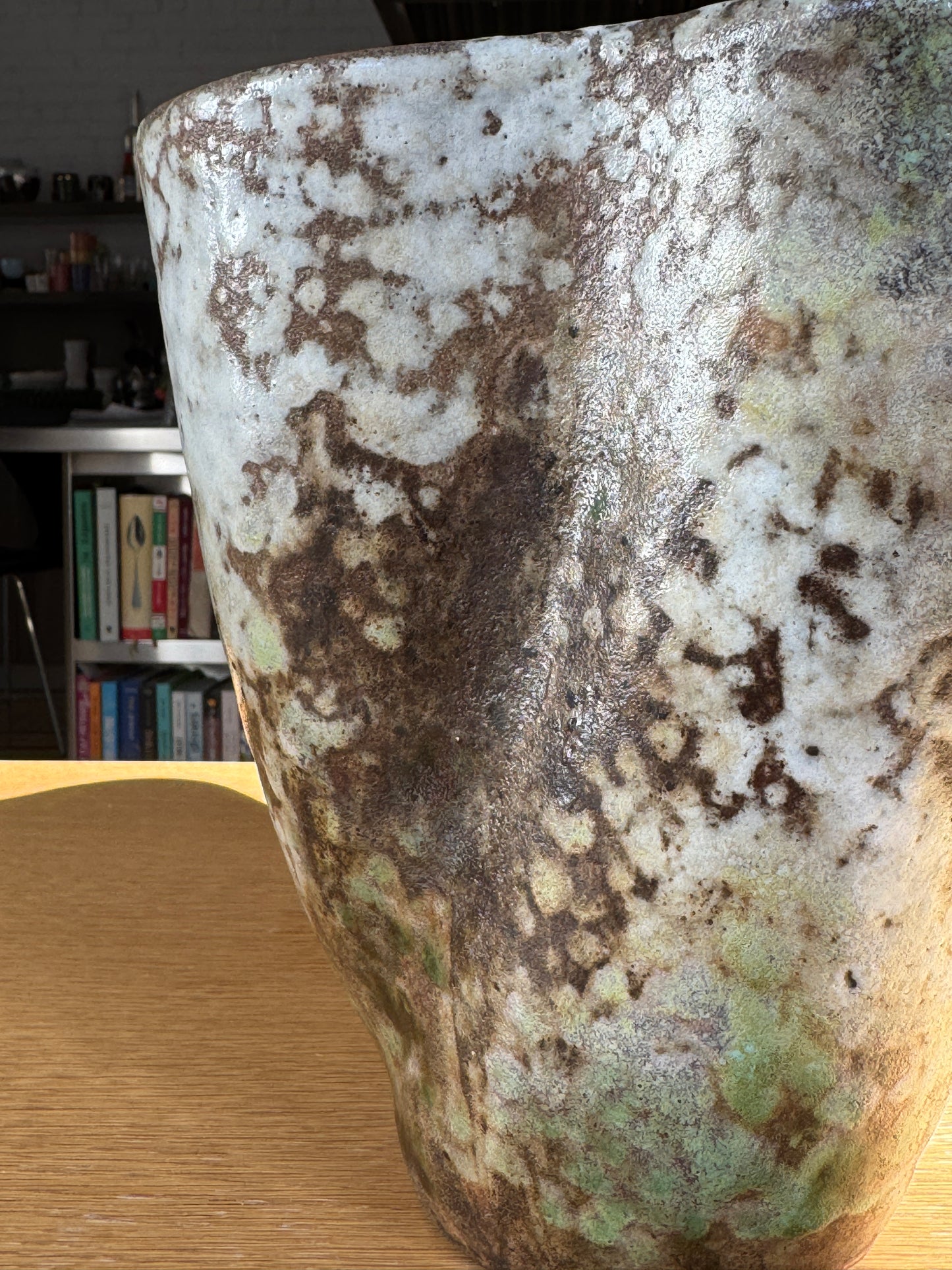 Vintage - Signed French Studio Pottery Vase, 1960s