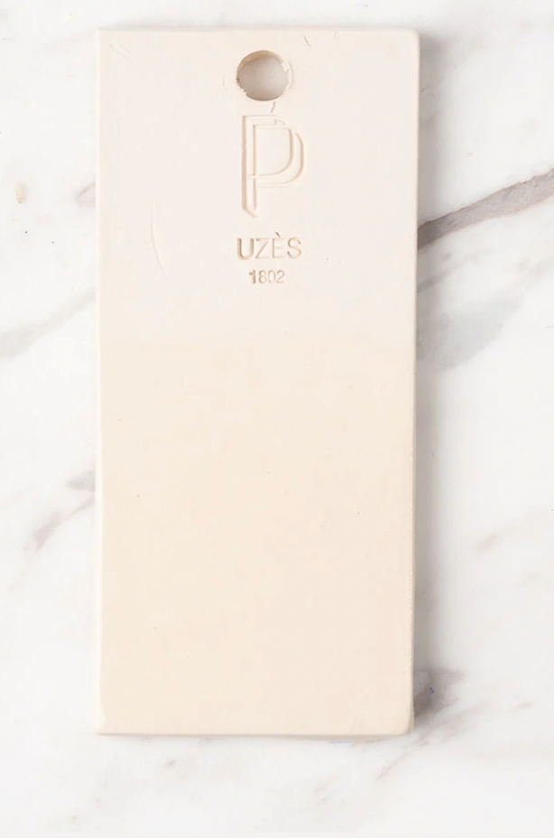 Beige packaging with 'UZES' branding on a marble surface, Lisa Iconic Basket – Handmade Ceramic – Maison Pichon