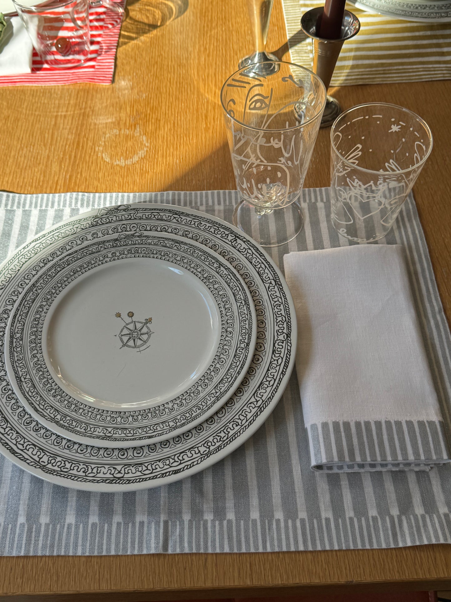 WAWW - Milleraies Striped Placemat by Aurelie Bidermann