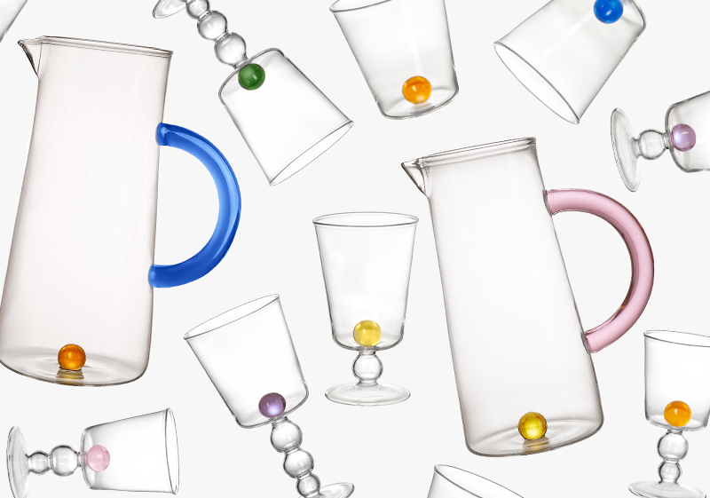 India Mahdavi 6 Glasses 1 Boule